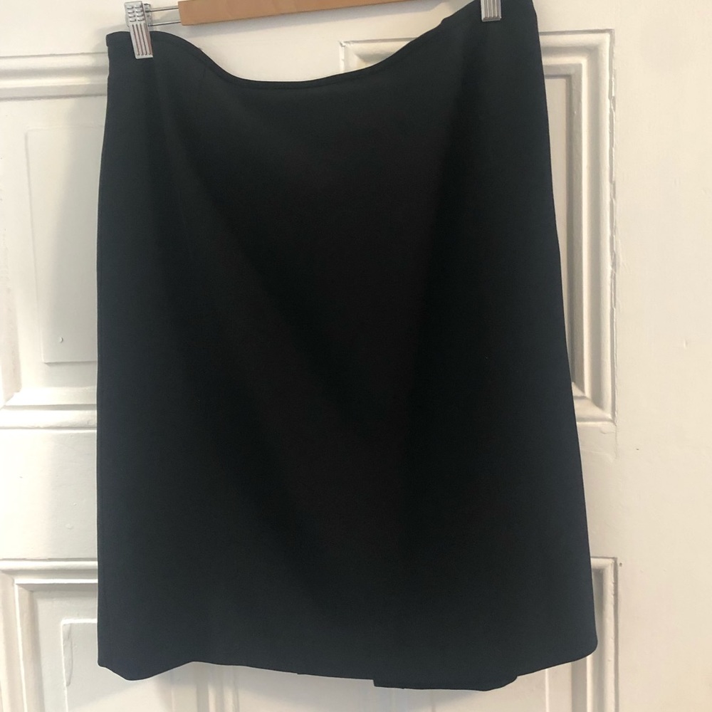 Black a-line skirt